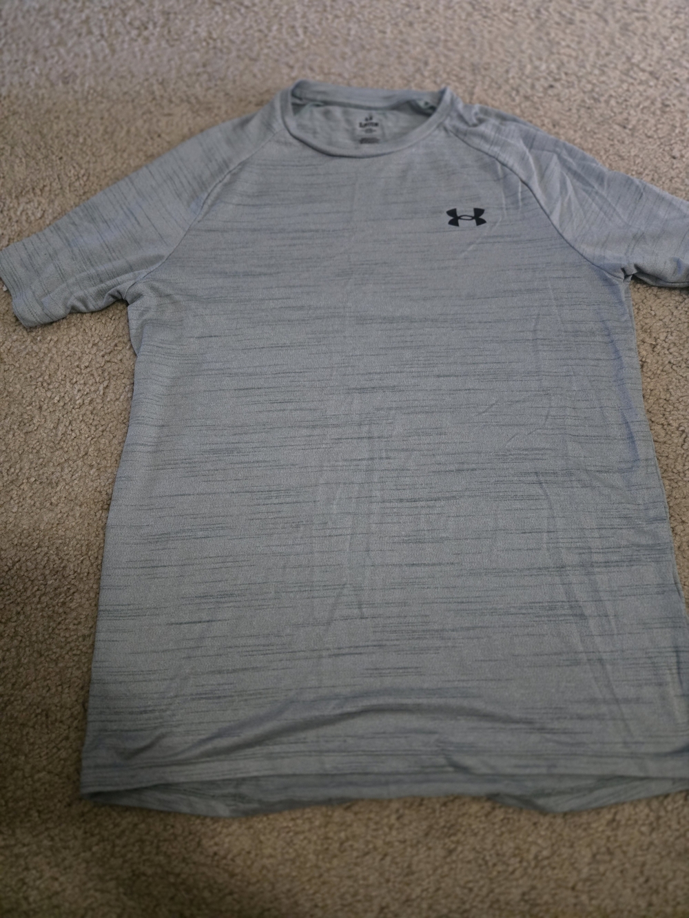 Under Armour Light Gray Short Sleeve Performance Tee